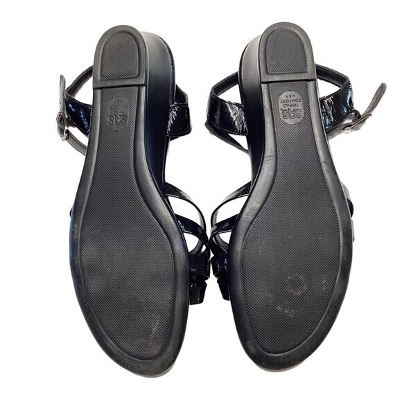SAS Tripad Comfort Black Patent Leather Sandal 9.5‎ N - Picture 5 of 8